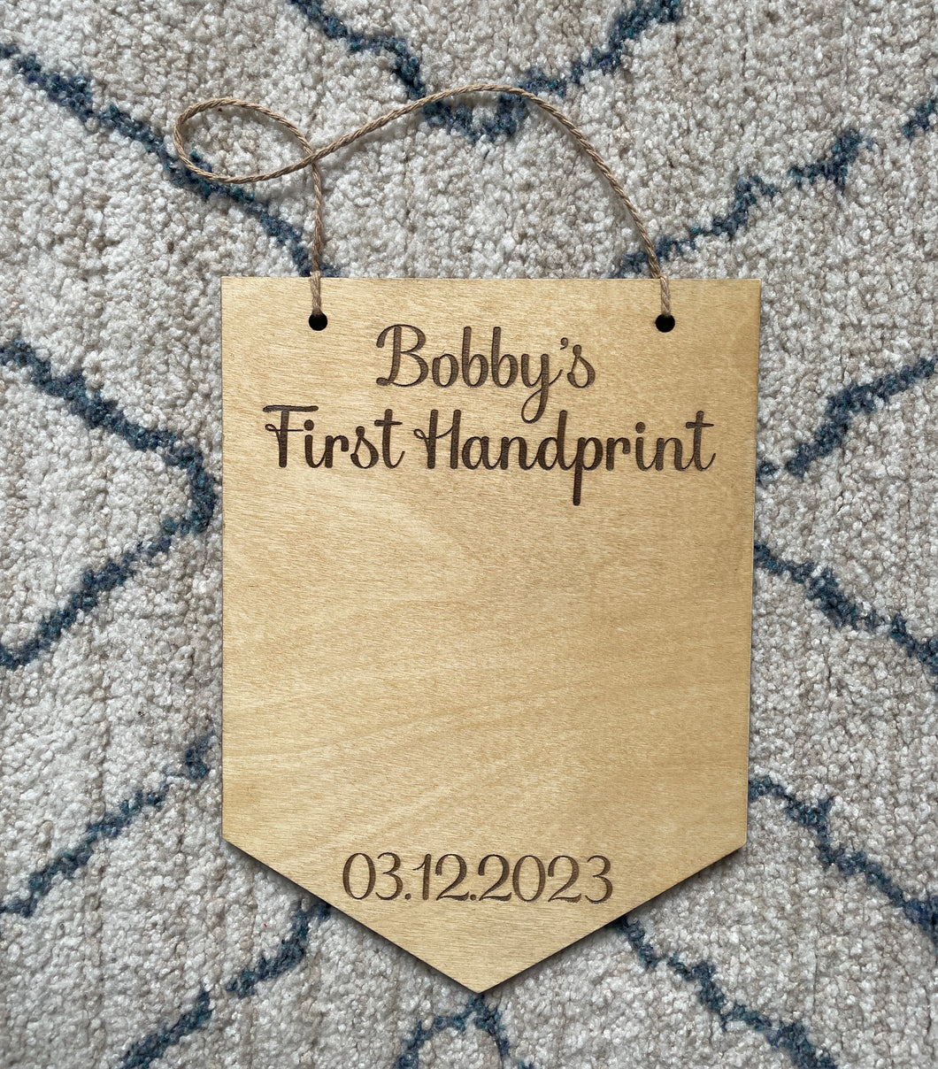 Baby’s First Handprint - Hanging