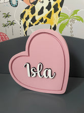 Load image into Gallery viewer, Personalised Freestanding Love Heart
