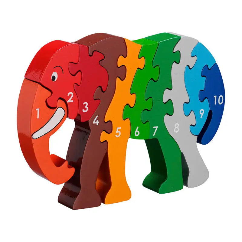 Elephant 1-10 puzzle