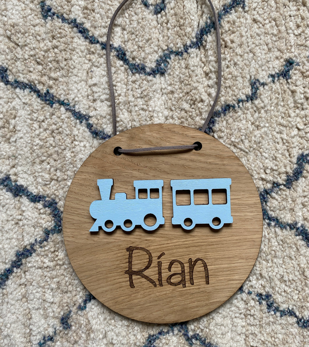 Hanging Sign - Train