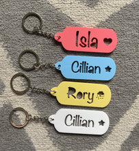 Load image into Gallery viewer, Personalised Acrylic Keyring
