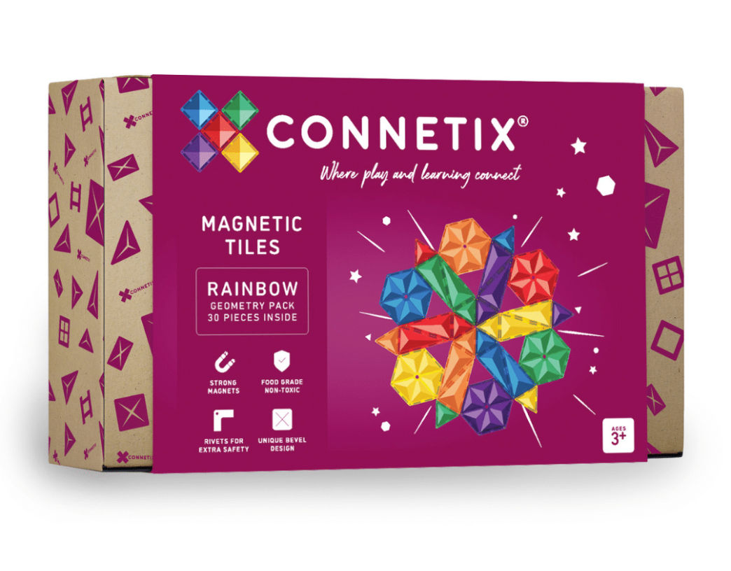 Connetix Rainbow Geometry Pack 30 pc